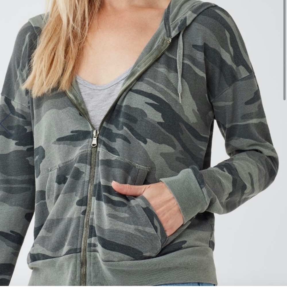 Splendid Camo Hoodie Size M
